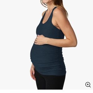 Beyond the bump maternity tank with built in bra racerback. Excellent condition